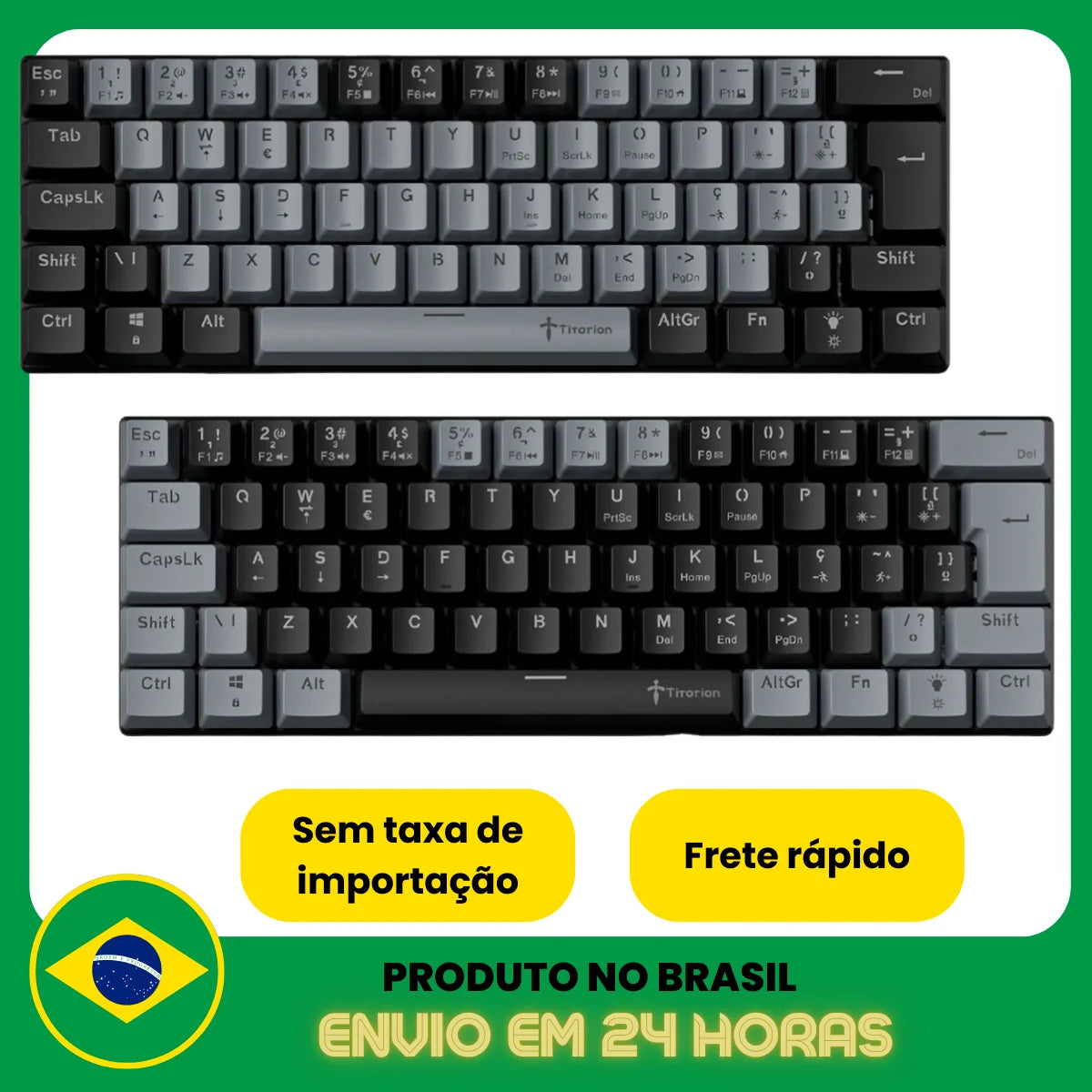Teclado Mecânico Titorion TE002 ABNT2 60%