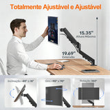 Braço Articulado para Monitor 10” a 27”