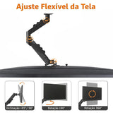 Braço Articulado para Monitor 10” a 27”